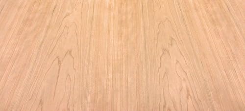 Chapa de madera de cerezo de 48 x 96 pulgadas con respaldo fenólico, calidad de grado A (HPL Back)
