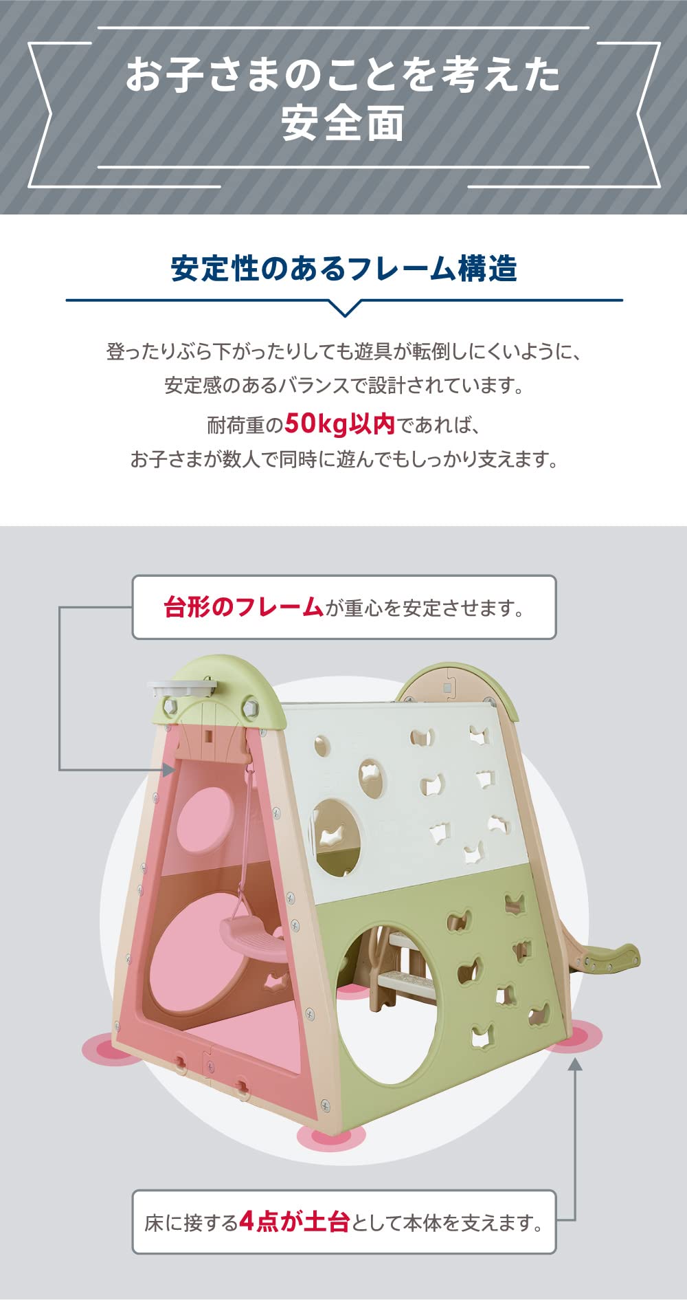 Amazon.co.jp: 【9通りの遊び方が楽しめる！】滑り台 すべり台