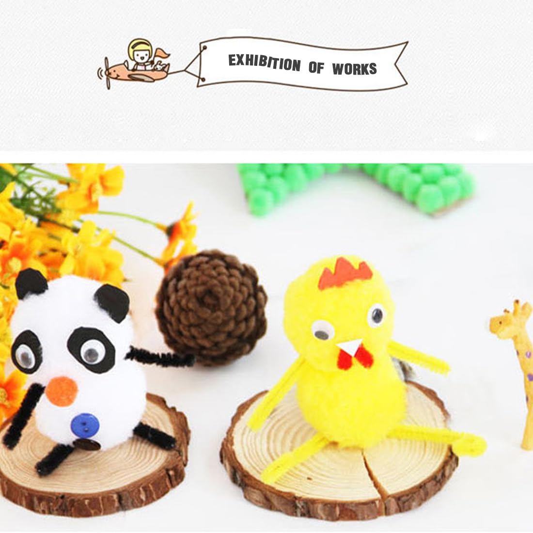 1000 Pompon Colorati | 1-3 Cm | Per Artigianato E Decorazioni | Morbidi E Soffici - Foto 10