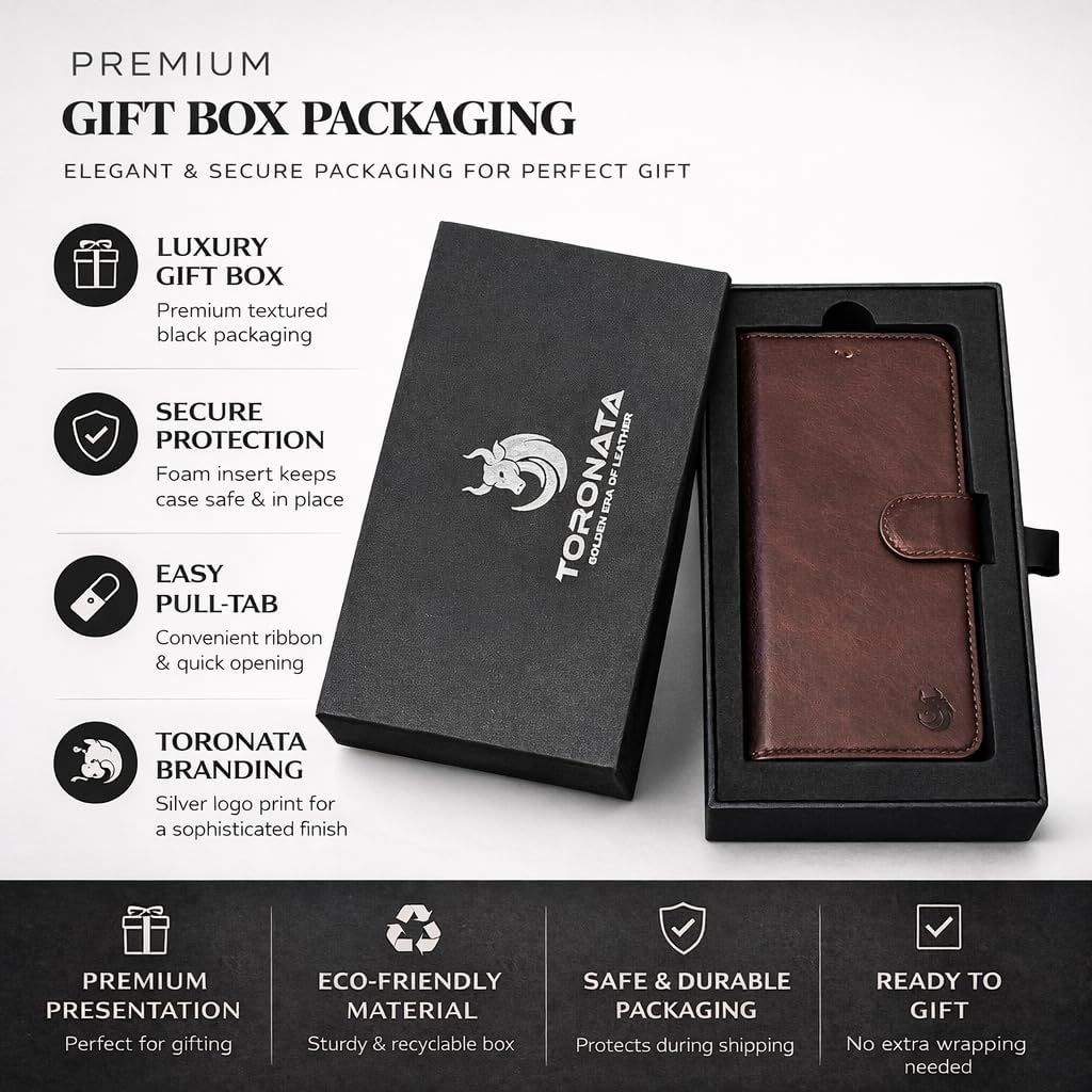 Vegas Wallet Phone Case Compatible with iPhone 15 Plus 6.7in – Elegant Full-Grain Leather Phone Case Wallet – Card Holder Wallet RFID Blocking with Kickstand, Card Slots (Purple)