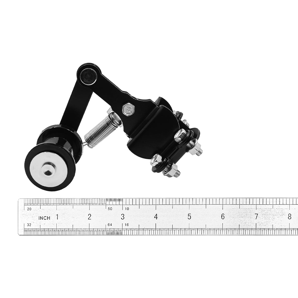 WANGCL Napinacz łańcucha Uniwersalny napinacz łańcucha motocyklowego Napinacz łańcucha (czarny)