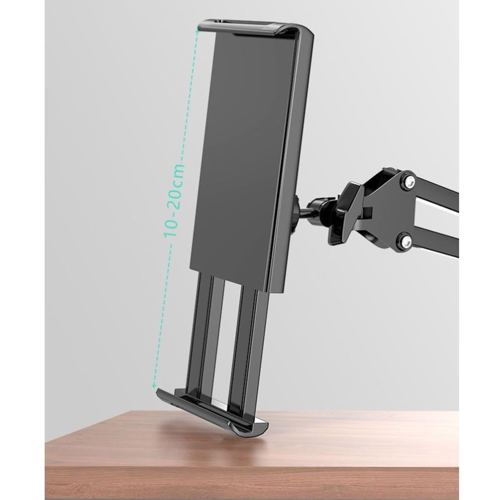 Soporte móvil para Tablet con Ruedas bloqueables Altura Ajustable Soporte Universal de Suelo con Ruedas para Tablets de 3.5 a 10.6 Pulgadas,Soporte portátil para Tablet(with casters and Storage Tray)