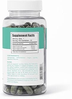 Her Fantasy Box | Body Magic | Chlorophyll Capsules - 30 Vegan Capsules for Detox, Digestion, Gut Health, Skin Support, and Oily Skin - Natural Energy Booster