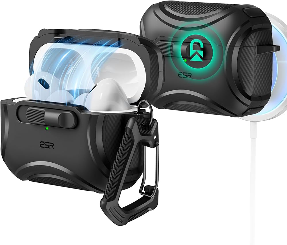 AirPods pro2 ＋ ケース（ESR FLICKLOOK CASE） AirPods Pro Protective Case with Lock - ESR