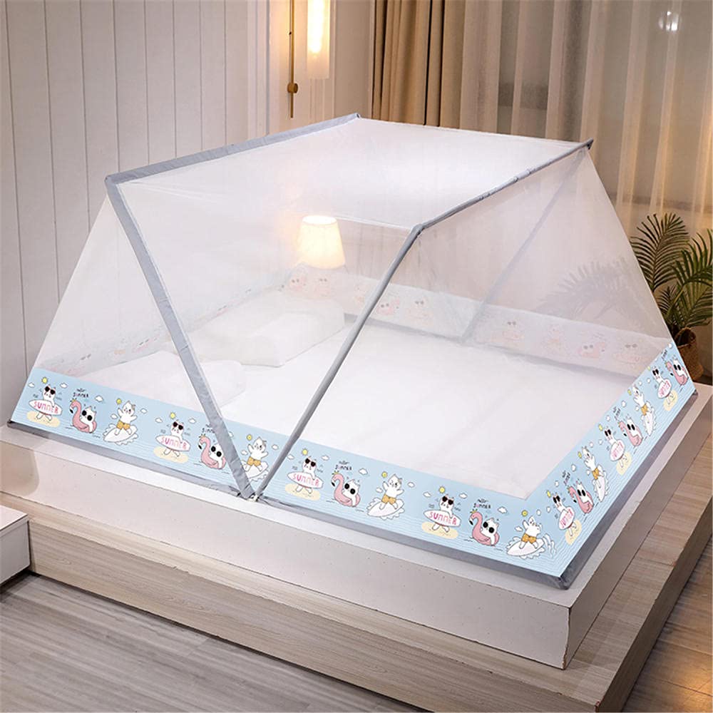 Moustiquaire pliable portable de 135cm pour lit et tente de voyage