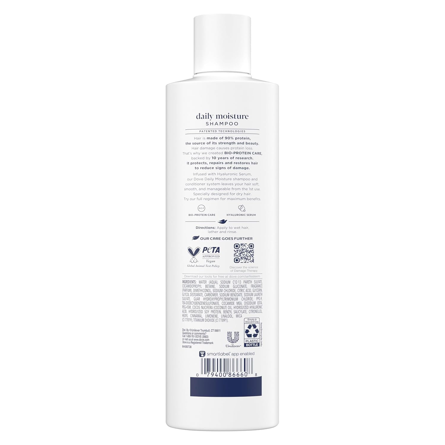 Dove Shampoo 12 Ounce Daily Moisture Nutritive Solutions (354ml) (3 Pack)