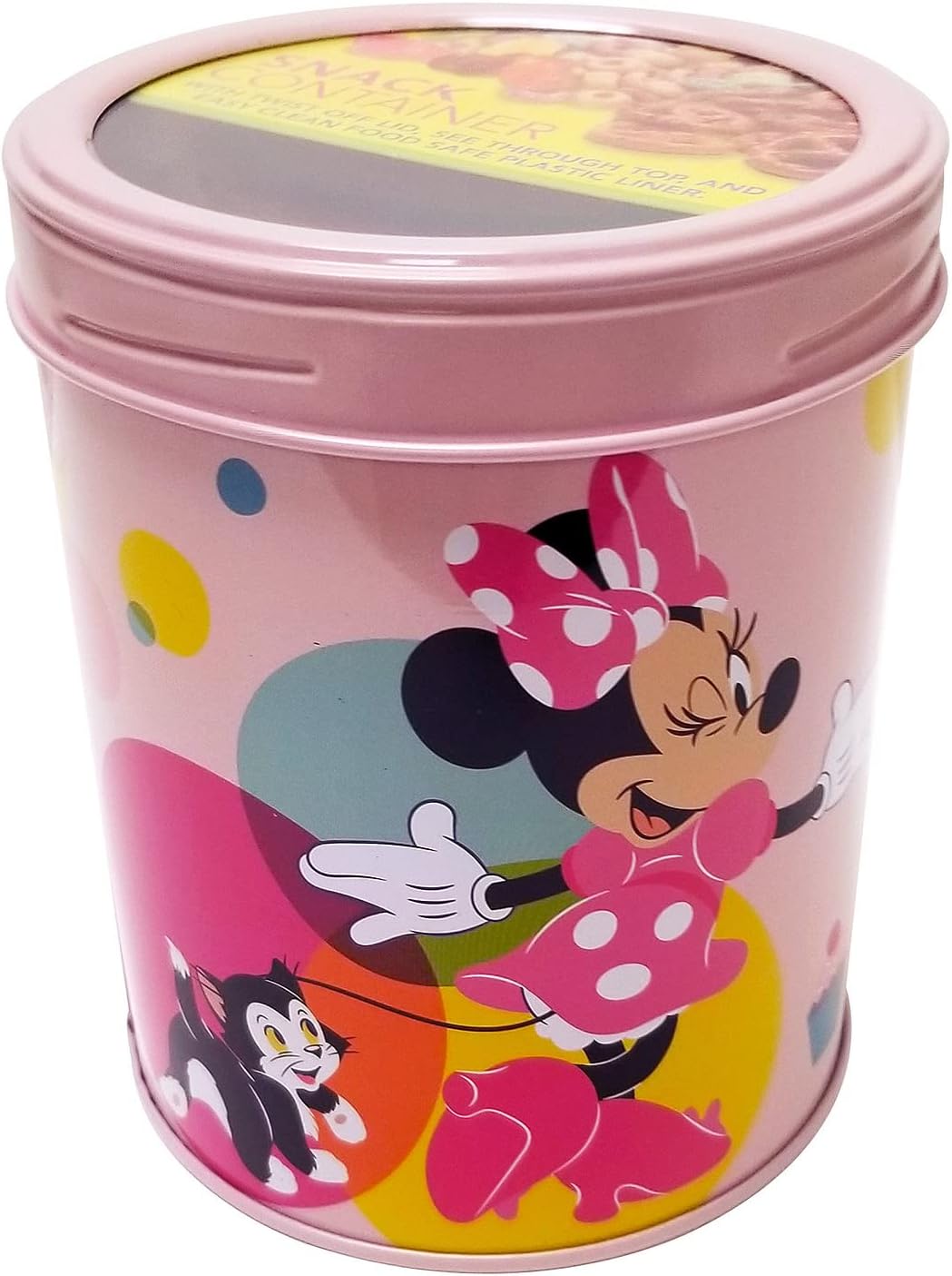 Minnie Food Safe, BPA Free Snack Container w/Screw Top