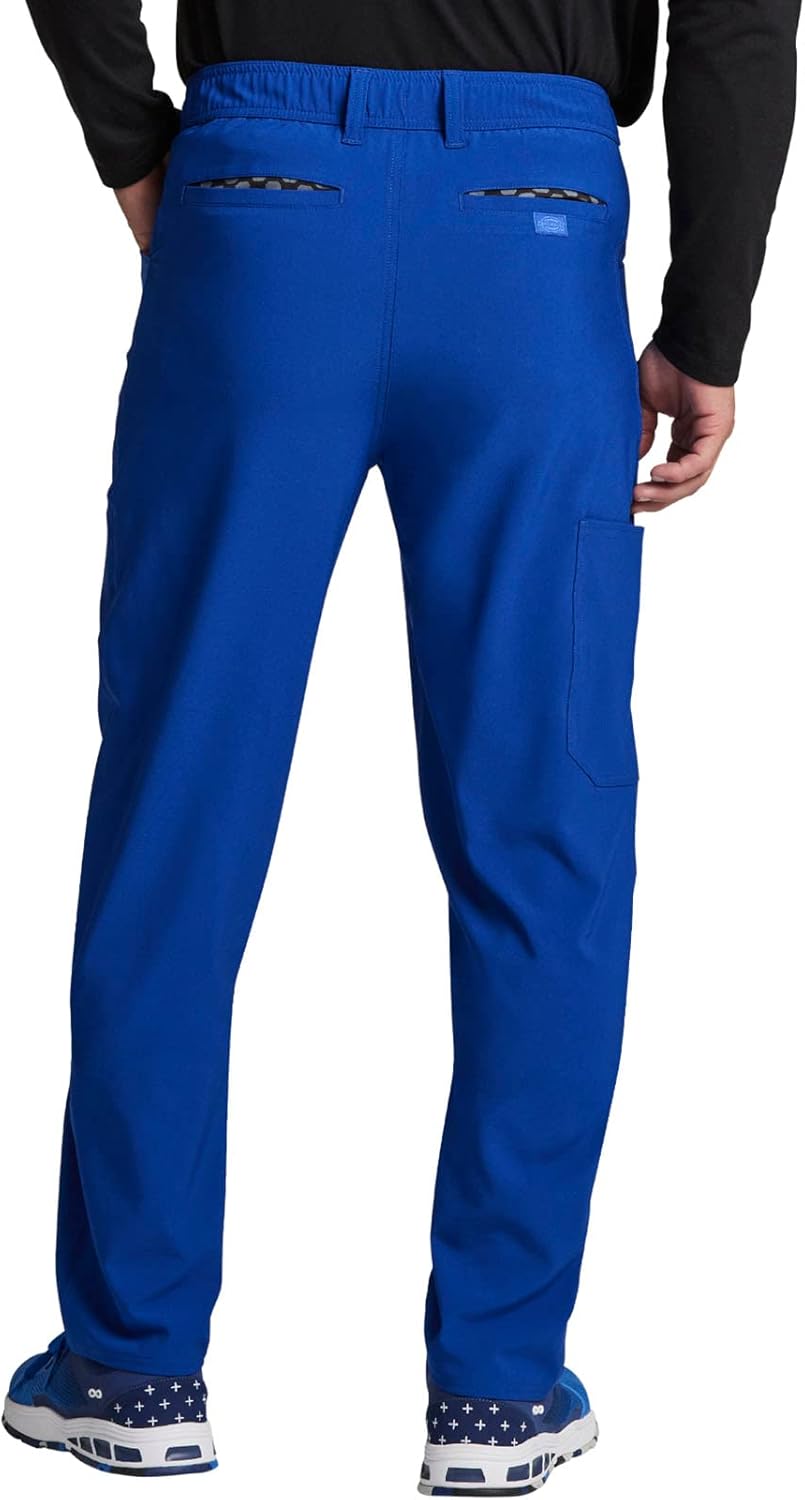 Dickies Retro Men Scrubs Pant Natural Rise Straight Leg DK055S, XL Short, Galaxy Blue - Image 4