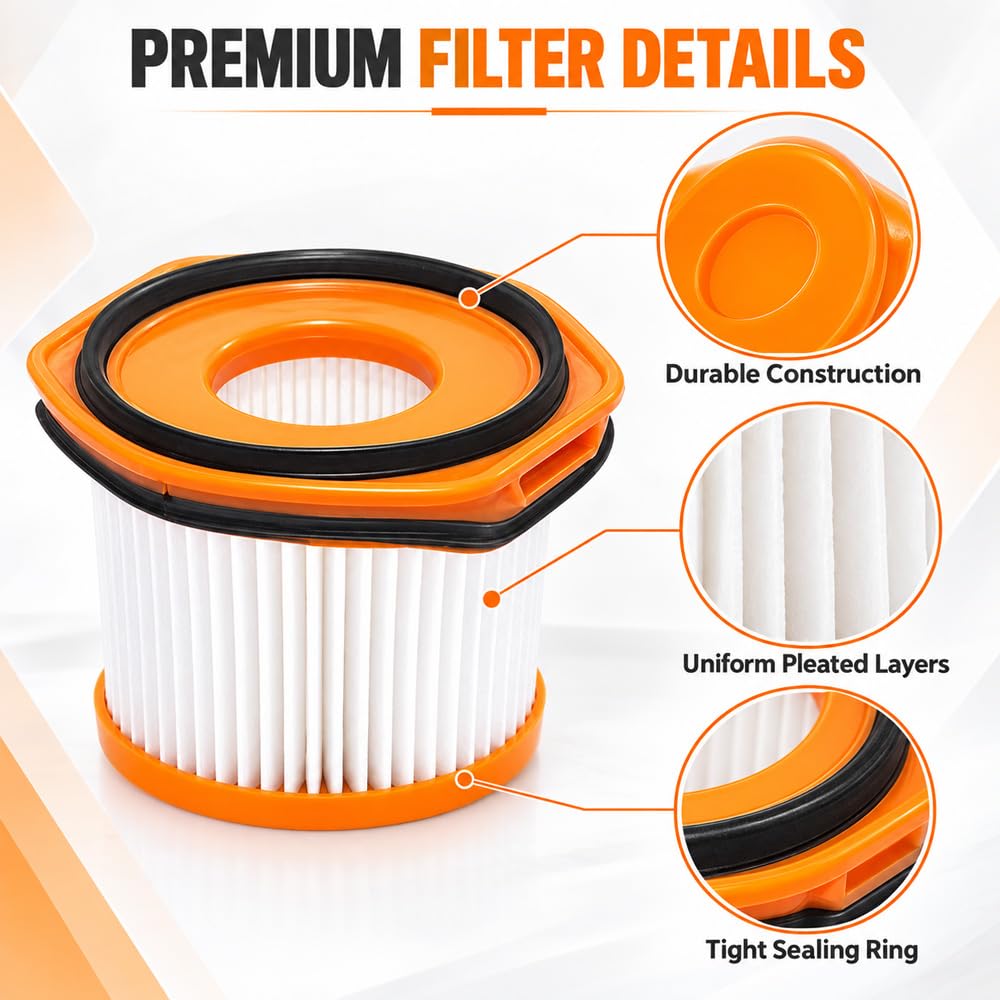10 Piezas Filtro de Repuesto para Shark WS633 2020-2026