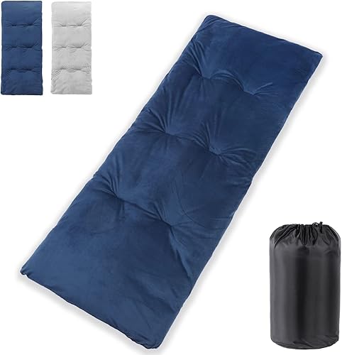 Miniatura 8 de Almohadillas para Cuna de Dormir (75" x 28") con Correas Elásticas Portátiles para Exteriores y Senderismo, Almohada de Cuna de Camping Suave y gris