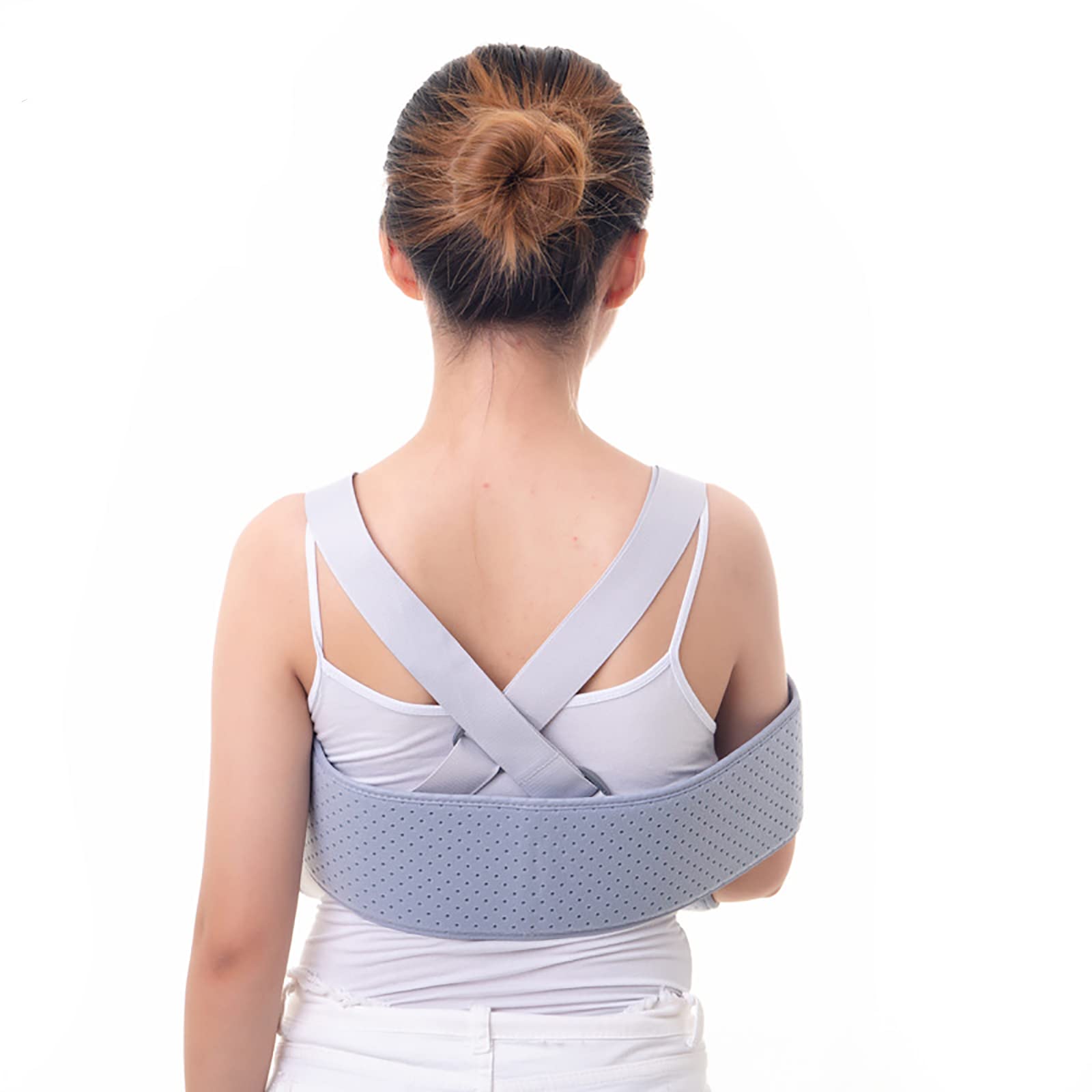 Cabestrillo para Brazo con Correa para la Cintura - Cabestrillo médico liviano para Huesos Rotos y fracturados - Muñeca Ajustable Codo Antebrazo Hombro, Adultos