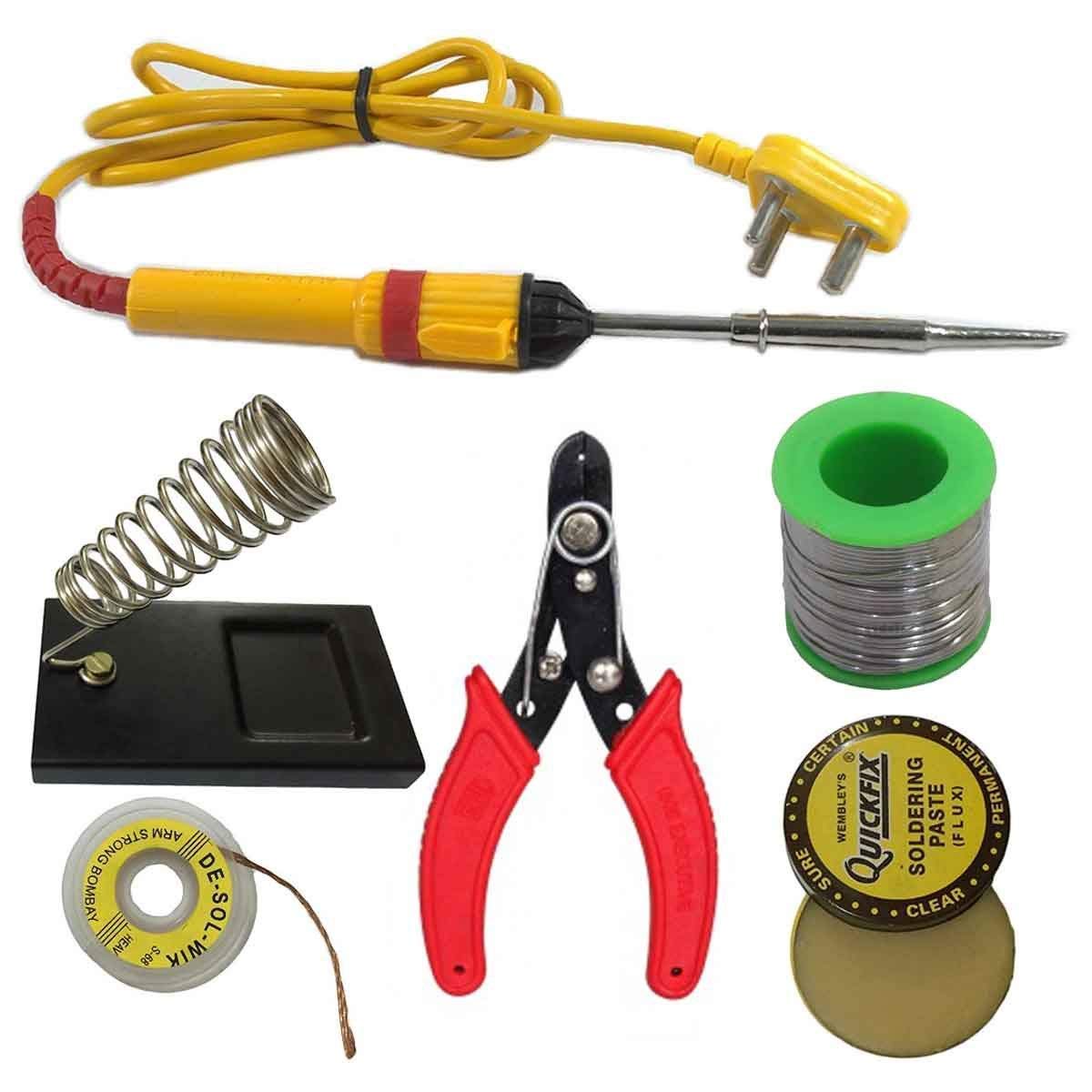 SP 6 In1 Electric Soldering Iron Stand Tool Wire Stripper Kit with 25 Watt Welding Stick Set (B0B9KSGYLX) Amazon Price History, Amazon Price Tracker