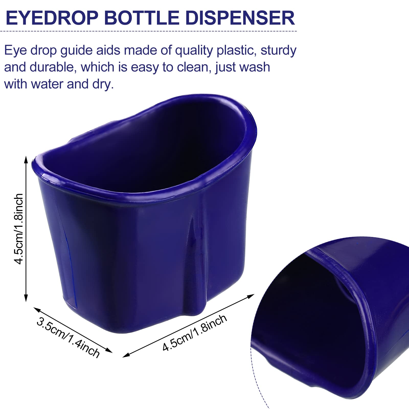 Amazon.com: Jutom 2 Pcs Eye Drop Guide Dispenser Portable Reusable