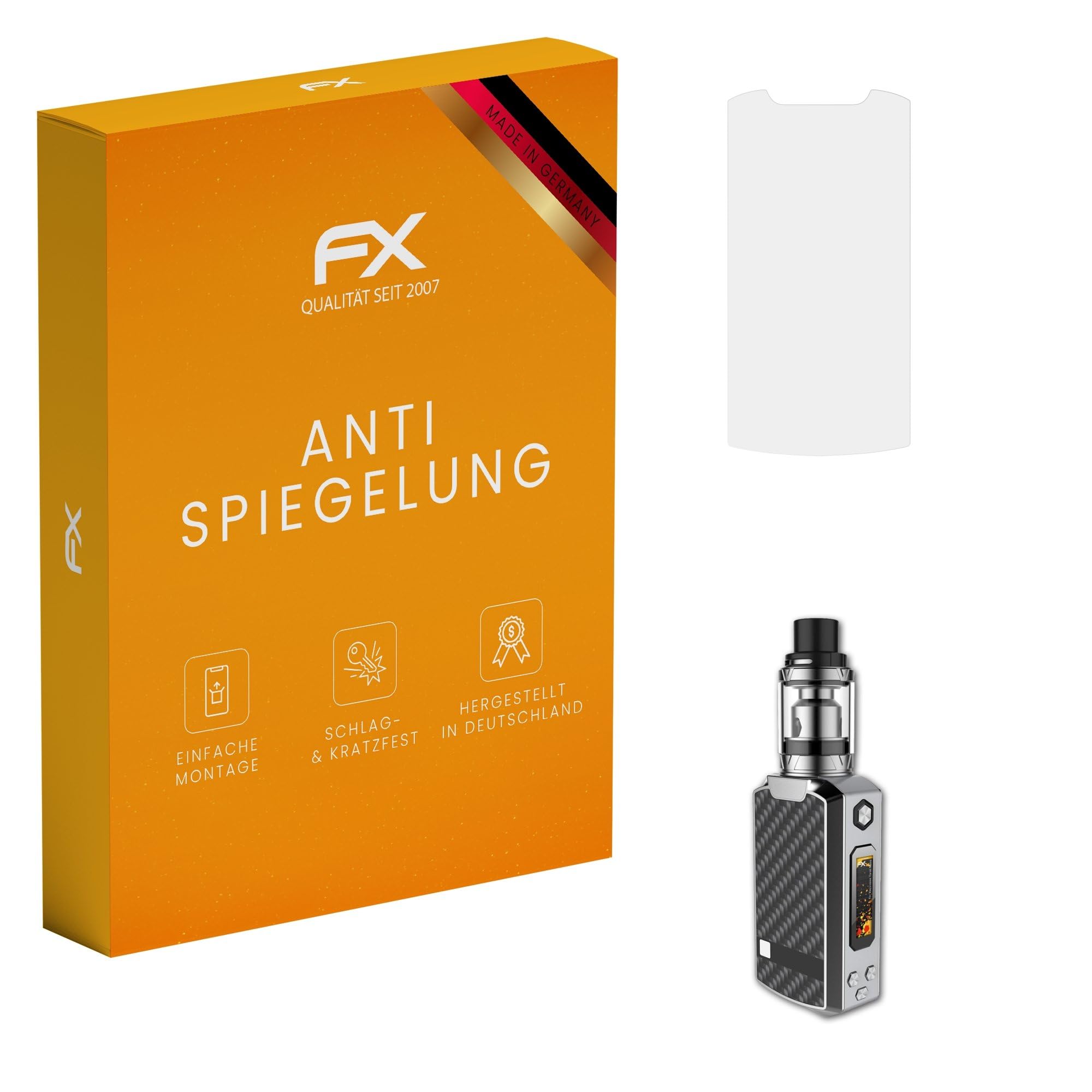 atFoliX Screen Protector compatible with Vaporesso Tarot Nano Screen Protection Film, anti-reflective and shock-absorbing FX Protector Film (2X)