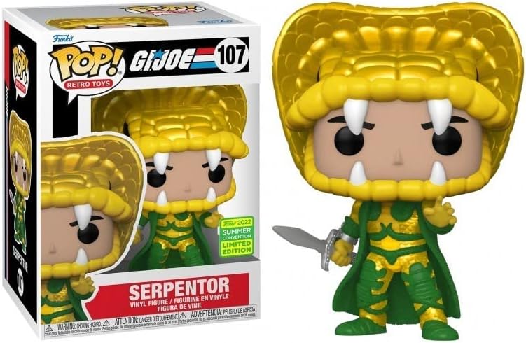 Pop! Movies: G.I. Joe - Serpentor (SDCC'22), Collectable Vinyl Figure - 65252