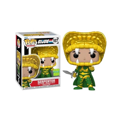 Pop Funko Retro Toys G.i. Joe 3.75 Inch Action Figure Exclusive - Serpentor #107