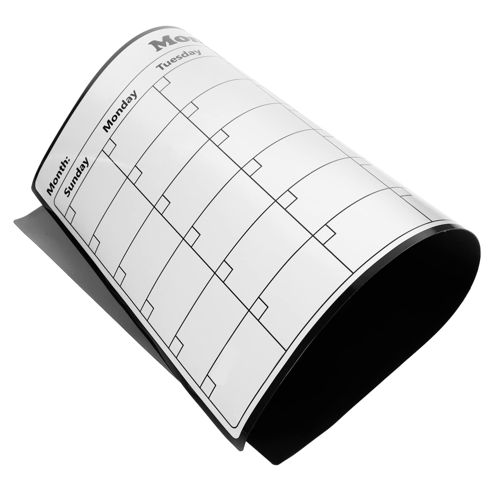 3St Kalender-Kühlschrank-Aufkleber Kühlschrankkalender magnetisch Liste Monatsplaner Whiteboard Spitze Erinnerung an den Kühlschrank Kühlschrankplanungs-Whiteboard Weich magnetisch