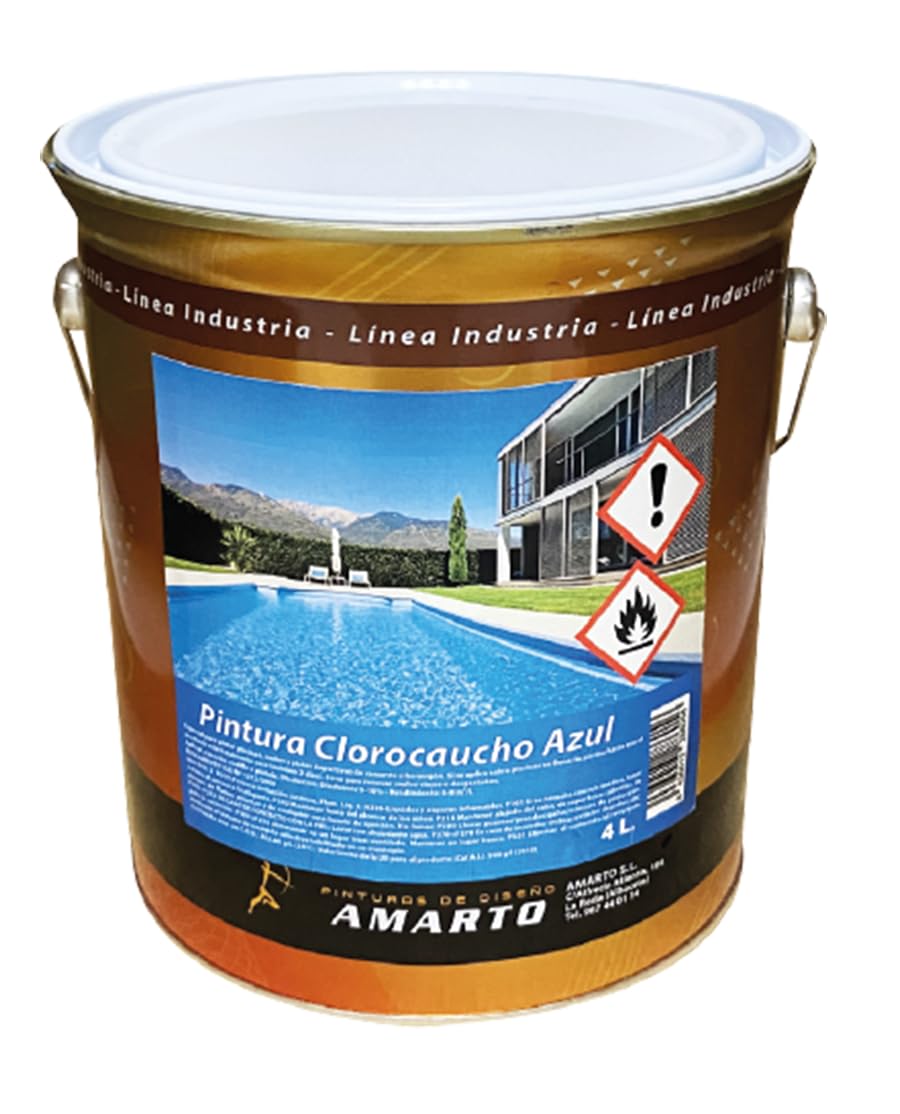 Amarto Pintura Clorocaucho Azul Piscinas (15 L.)