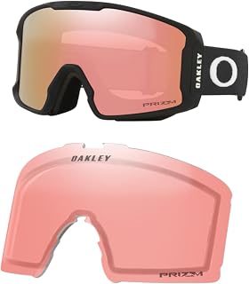 Line Miner Medium Ski Goggles REPLACEMENT LENSES OO7093 For Men For Women +Designer iWear Care Kit