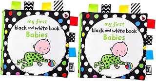 TOYANDONA 2 Peças Livros Para Recém-Nascidos Livros Para Bebês Livros Educacionais Iniciais Livros De Pano Livros De Treinamento De Cognição Livro De Treinamento De Cognição Livro De Mão