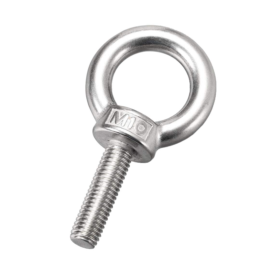 Anneau de levage M10 en inox 304 robuste avec filetage de 35 mm durable