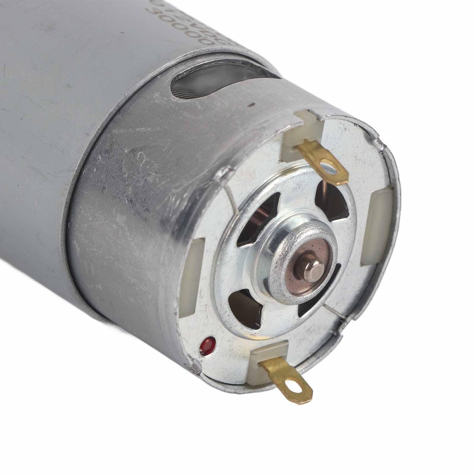 RS550 12 V Micro Moteur de Haute Vitesse pour Voiture Électrique Jouet Enfants Moto avec 2 pcs Tête de Dent(550-30000)