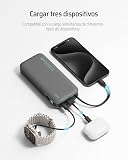 CUKTECH 45W Power Bank, 20000mAh Portable Charger with Built in USB C Cable, Fast Charging Battery Pack with 3 Output 2 Input for iPhone16 Series, Samsung, Pixel, iPad and More (Black) - 8