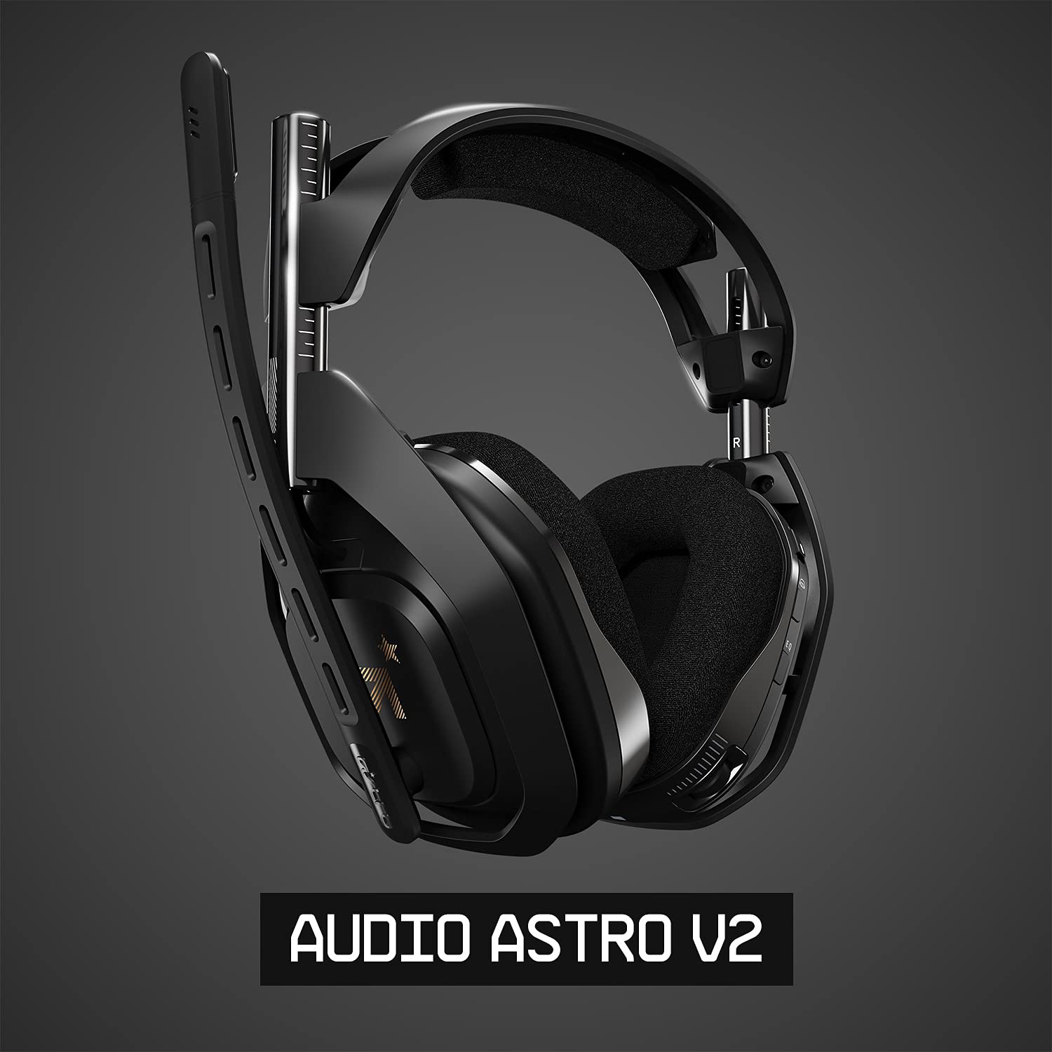 ASTRO Gaming A50 Cuffia Wireless + Stazione Base di Ricarica, 4° Gen, Dolby Audio, Controllo Equilibrio Gioco/Voce, 2.4 GHz Wireless, 15 m di portata per Xbox Series X|S, Xbox One, PC, Nero/Oro