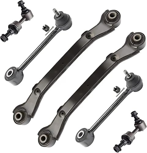 Miniatura 146 de Detroit Axle - Kit de suspensión delantera RWD para Chrysler 300 Dodge Charger Challenger Magnum 2 brazos de control superior con rótulas 2 rótulas