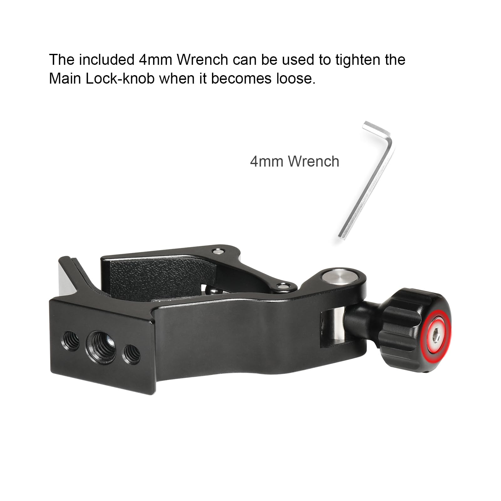 CC-10 Mocowanie uchwytu do lornetki na statyw trójnożny z adapterem Arca Swiss, kompatybilne z gwintowanymi 1/4-20 i 3/8-16