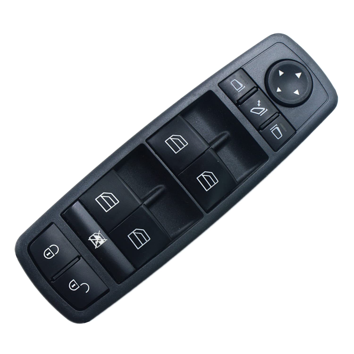 Interrupteur Commande lève vitre Bouton maître Console pour Auto A1698206710 Pour Classe A W169 Classe B W245 2006-2012