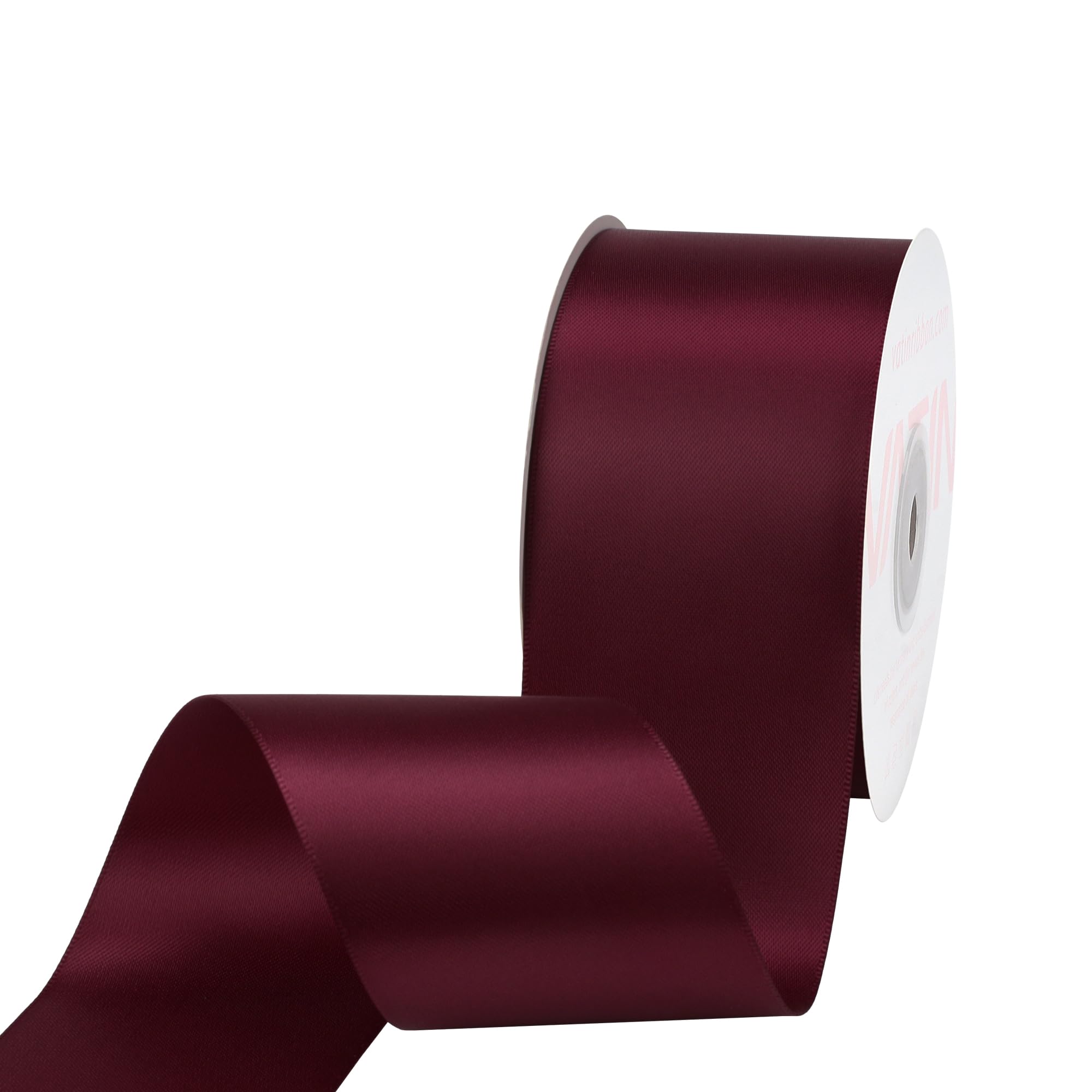VATIN 100mm Wide Double Faced Polyester Deep Navy Blue Satin Ribbon- 4.5 Metre/Spool, Perfect for Chair Sash, Making Bow, Sewing and Wedding Bouquet — view 66