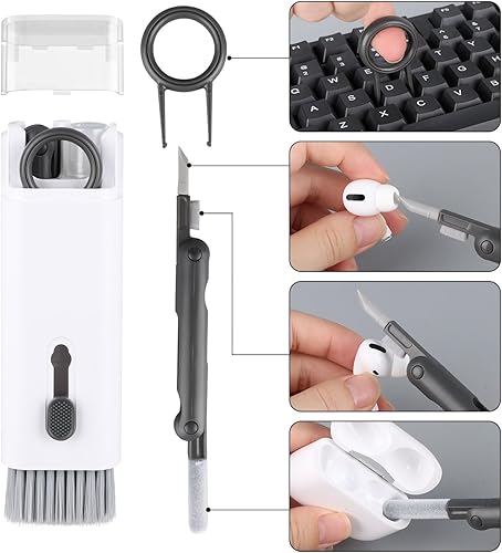 Miniatura 5 de Kit de limpieza electrónica 7 en 1, limpiador de teclado, kit de limpieza de laptop para monitor, teléfono celular, auriculares, auriculares, Lego,