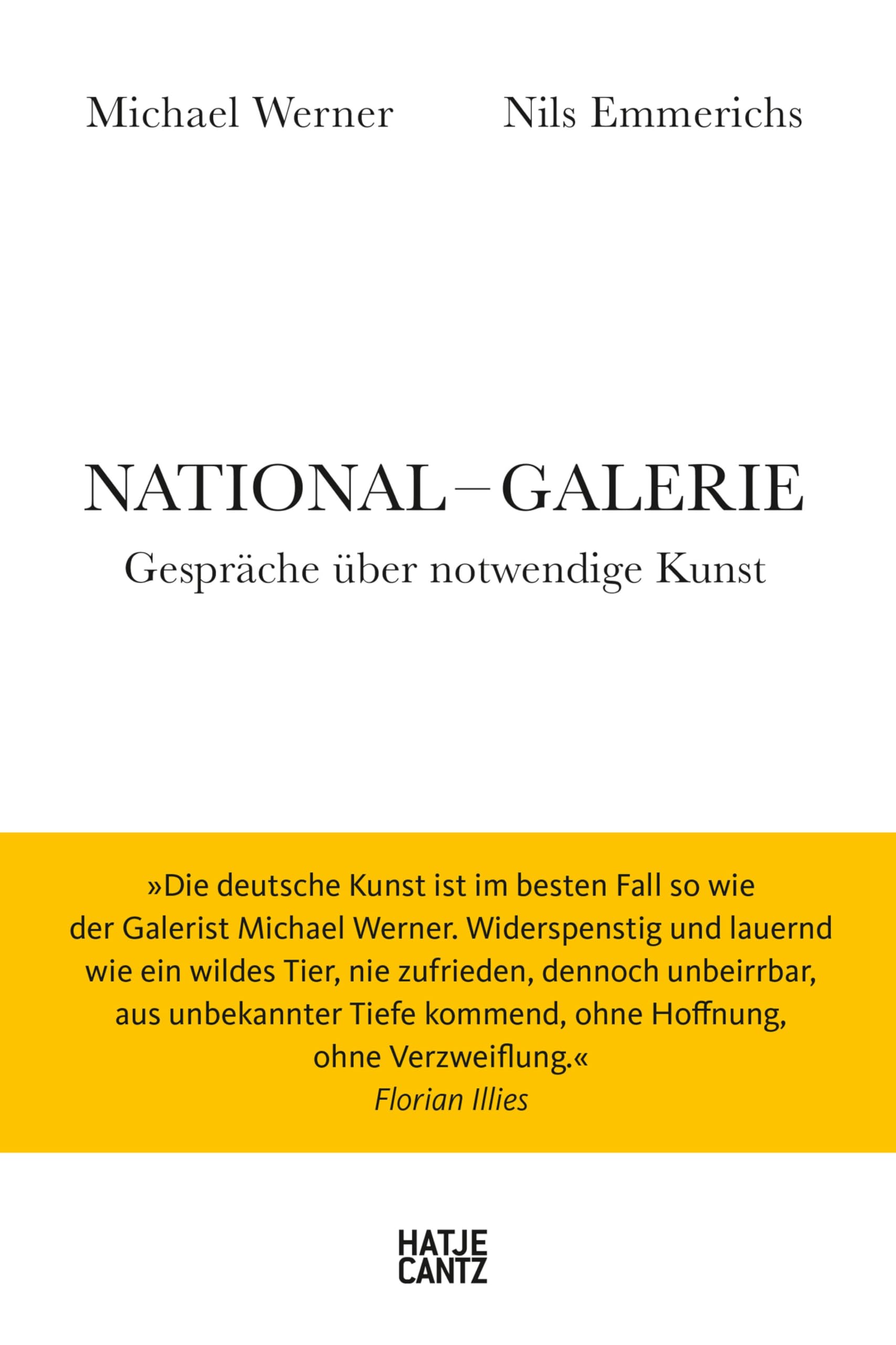 Livre de collection National-Galerie Gespräche über notwendige Kunst