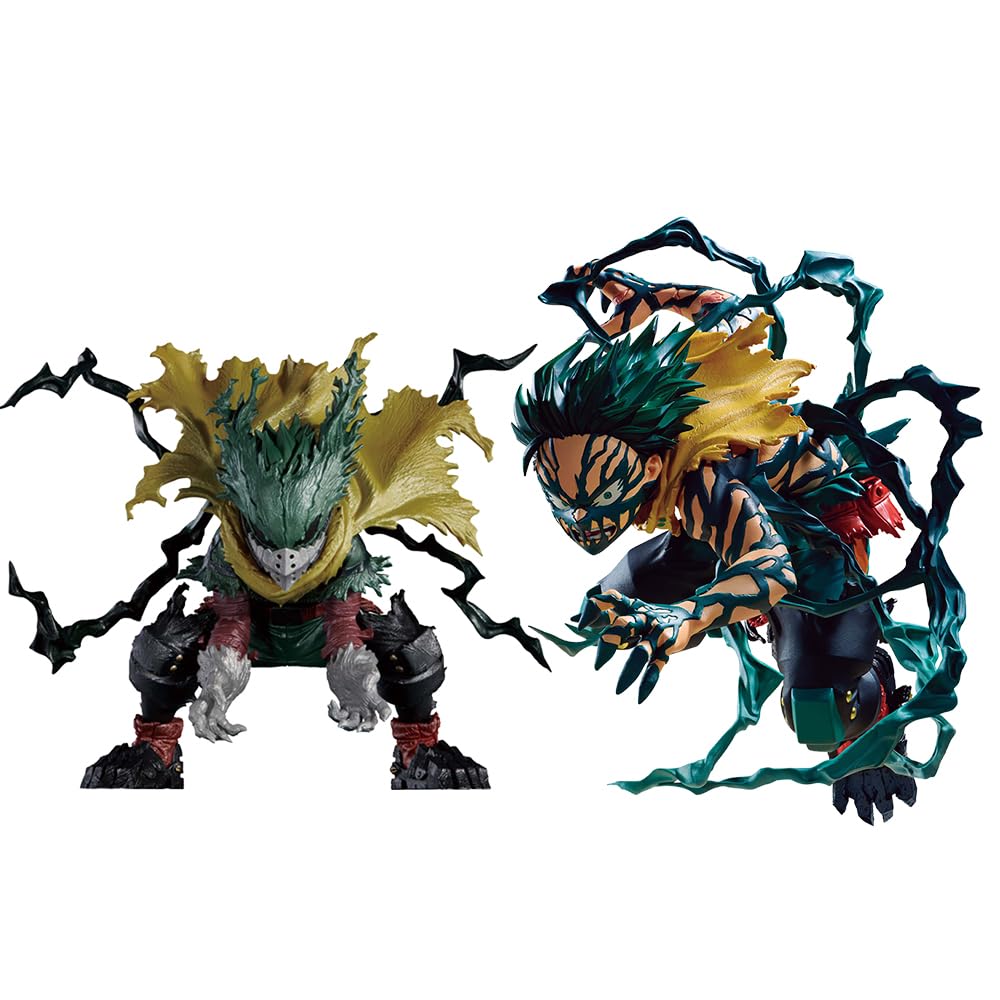 Zhongkaihua 2PCS Midoriya Izuku Figures Anime Character MHA Figurine PVC Statue 10/14CM Izuku Model MHA Collectible Figure Home Decoration Gifts