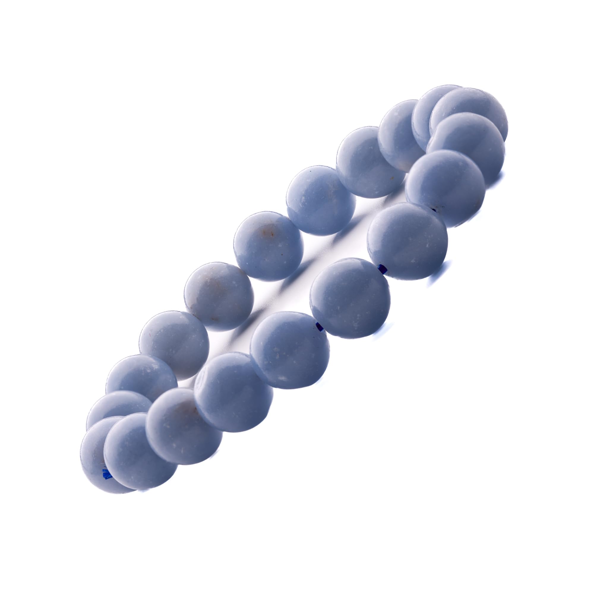 Plus Value Angelite Bracelet Reiki & Healing Crystal Products for Men Women Boys and Girls (Beads Size: 10mm, Jute Bag) (B083NW7W96) Amazon Price History, Amazon Price Tracker
