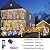 ZHOUDUIDUI Christmas Lights Outdoor, 800LED 330FT Warm White String Lights, 8 Mode Plug in Waterproof Decor Twinkle Lights for Bedroom Xmas Thanksgiving Wedding Party Garden Yard Tree Decoration