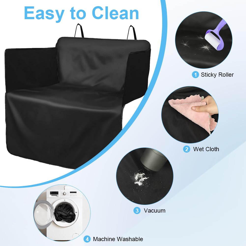 AUYAO Protection Coffre Voiture Chien, Universel Housse de Protection Couverture Imperméable et Facile à Nettoyer, Résistant et Durables, avec Protection Latérale, pour Voitures, SUV, 180 * 105cm