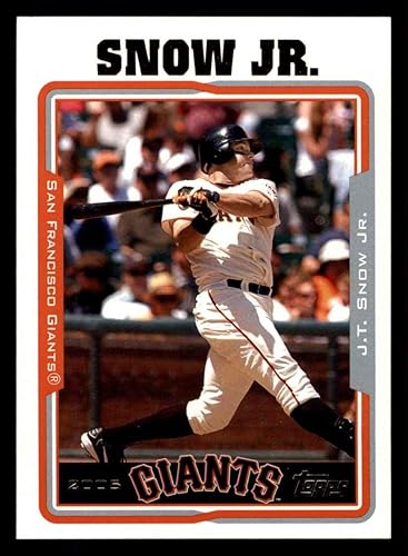 2005 Topps # 173 J.T. Snow Jr. San Francisco Giants (Baseball Card) NMMT Giants