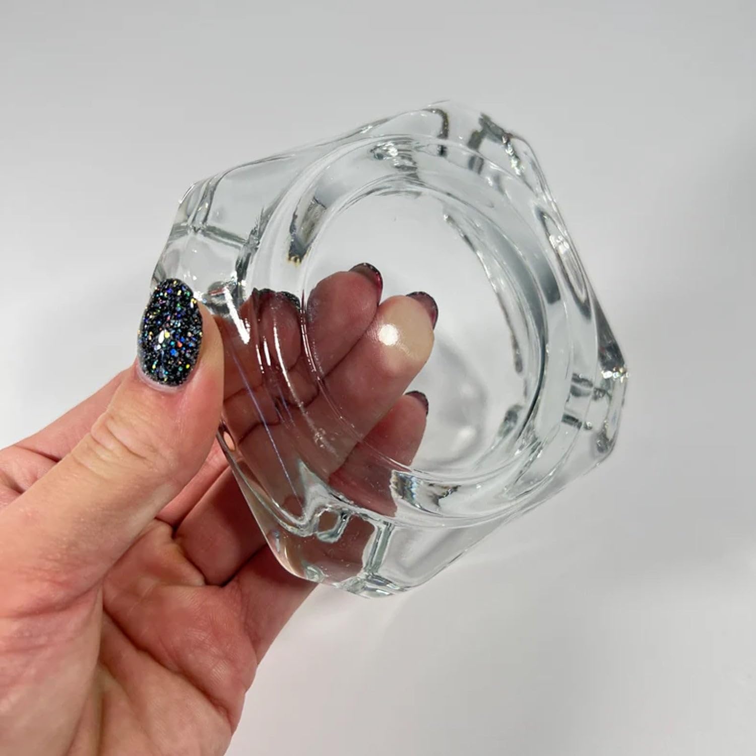 Glass Brunswick Cigar & Cigarette Ashtray –Round Tabletop Design for Home, Office & Outdoor Decor-picture-19