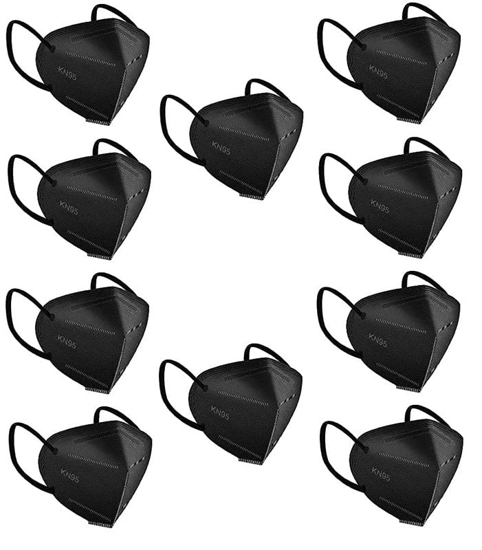 Pack of 3 N95 Reusable Face Mask, Ear Loop Style Protective 5 Layered Filtration with Melt Blown and Hot Air Cotton Layers Without Valve, Regular, Multicolour) for Unisex-image-49
