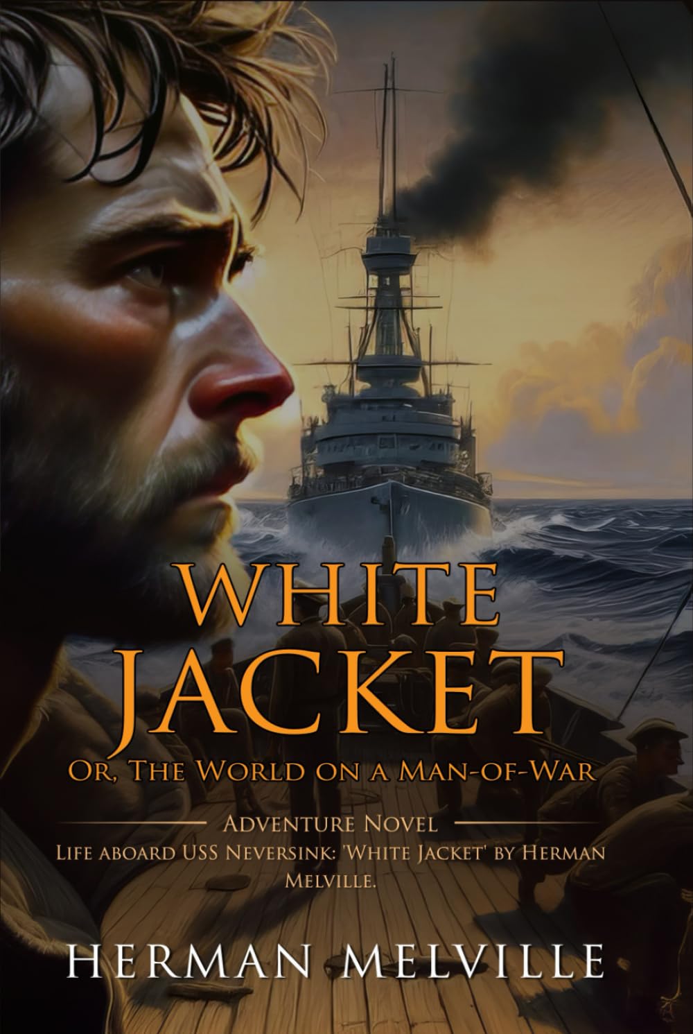 White Jacket; Or, The World on a Man-of-War: Complete with Classic illustrations and Annotation