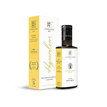 HYPERELEON GOLD | Premium, Organic, Extremely High Phenolic, Greek Extra Virgin Olive Oil 100% Pure & Natural | Bio & Unfiltered | 85 Top INTERNATIONAL Awards | 260ml Pack of 1