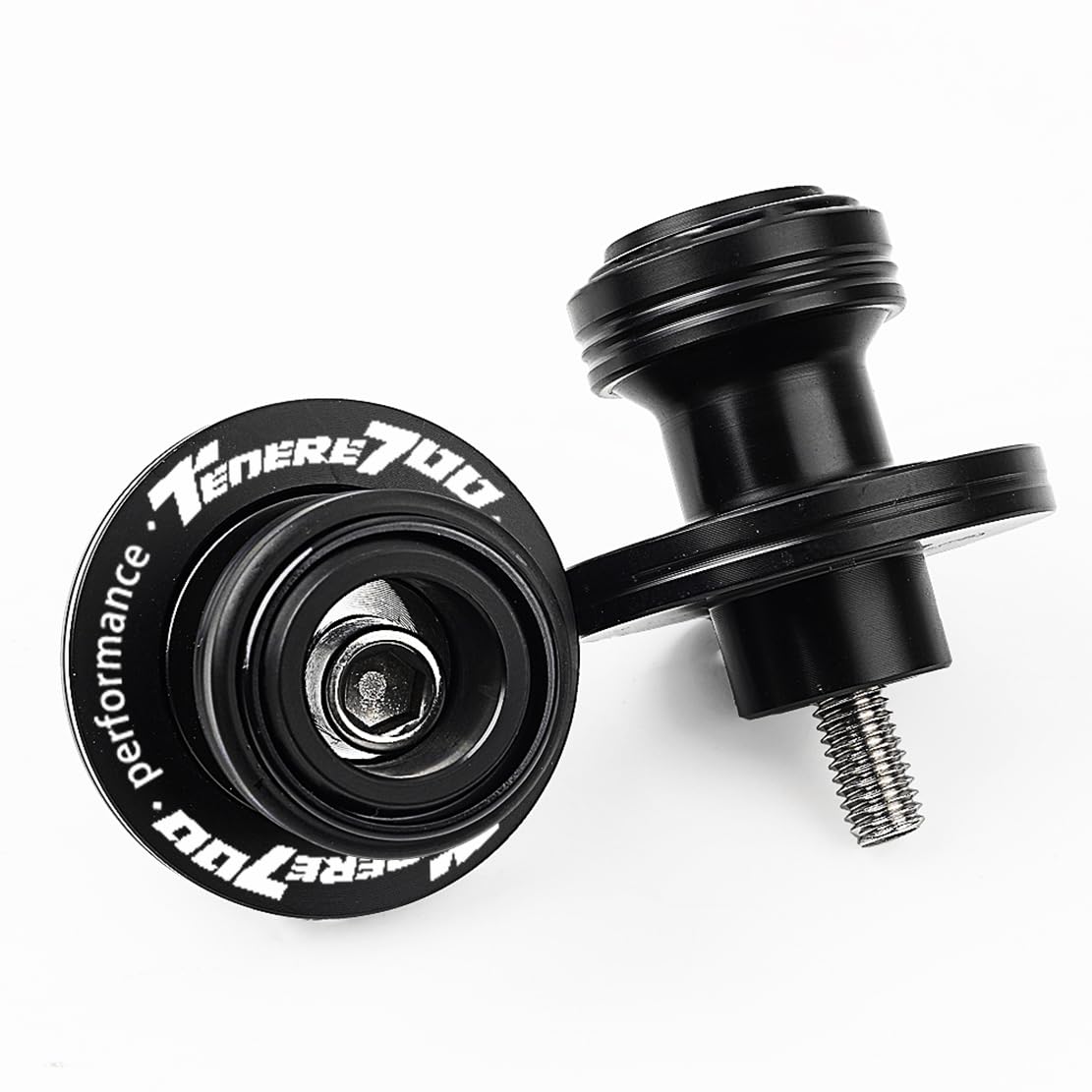 Soporte de soporte para motocicleta M6 Bobbins Soporte de montaje oscilante adecuado para Tenere700 XTZ700 T7 Rally 2019-2022 2023 2024 2025 2026 Tenere 700 Accesorios (Negro)