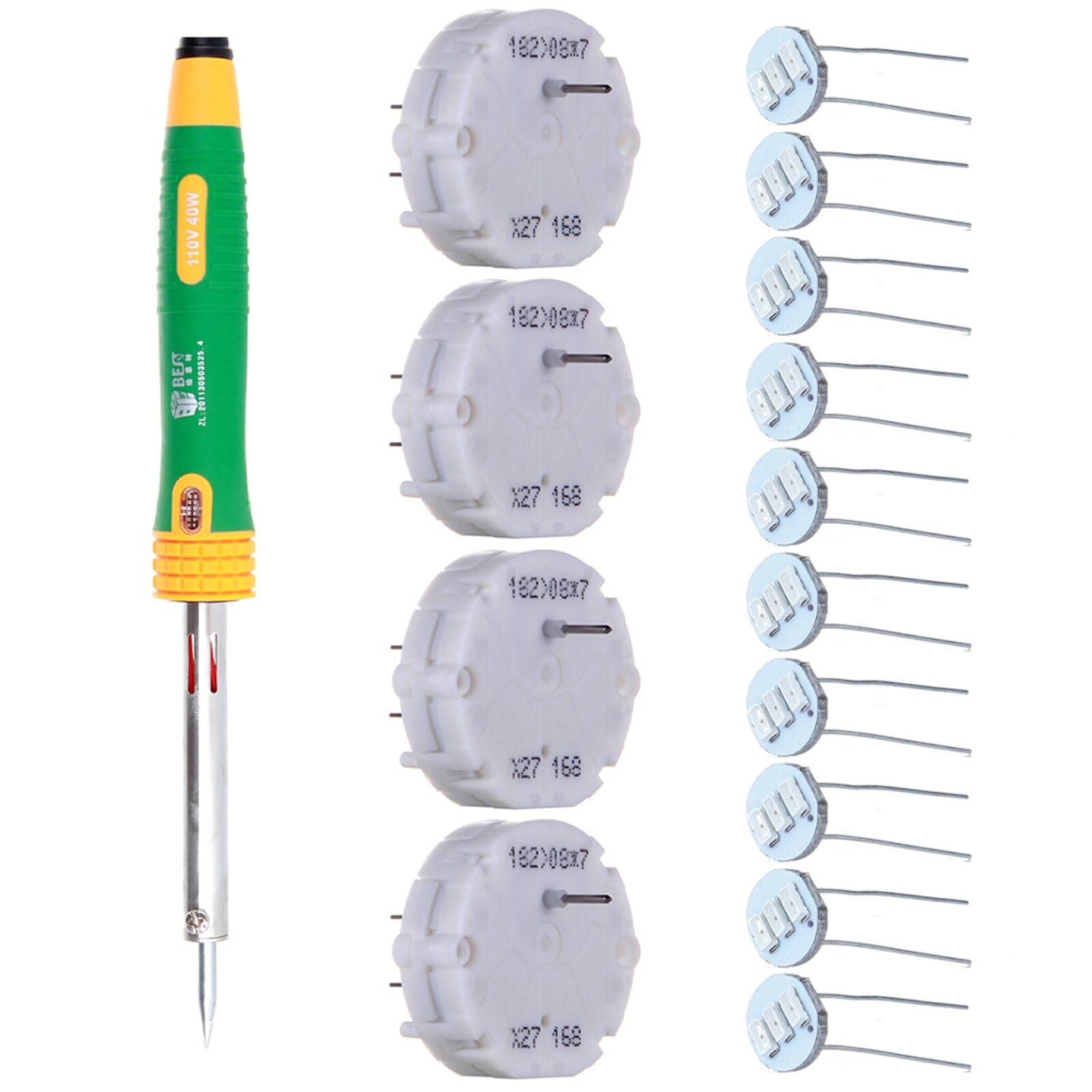 cciyu X27.168 Stepper Motors & White 4.7mm For Mini Halogen Bulbs & Soldering Iron