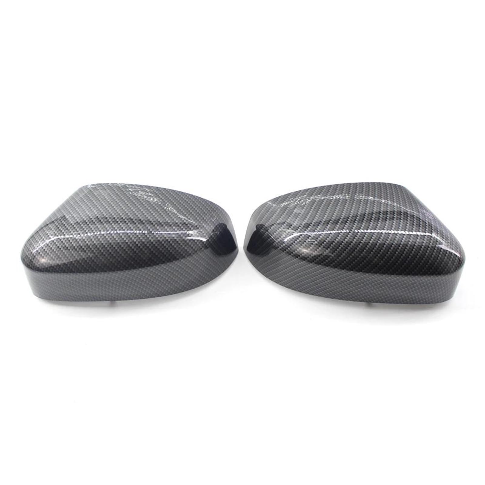 Coperture Specchietti Laterali In Fibra Di Carbonio Per Ford Focus MK2/MK3 2008-2017 - Nero Brillante, ABS