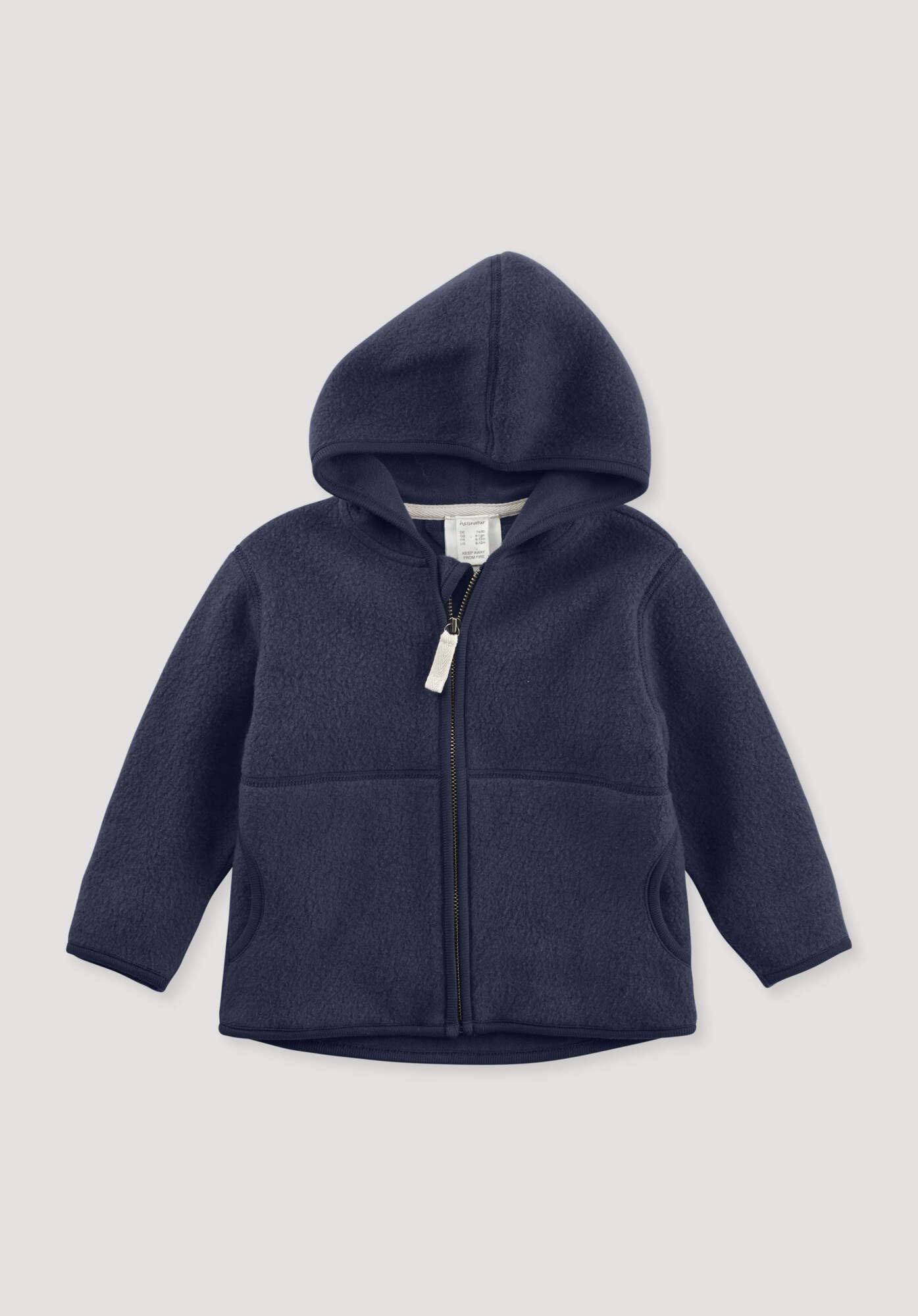 hessnatur Fleece-Jacke aus reiner Bio-Baumwolle