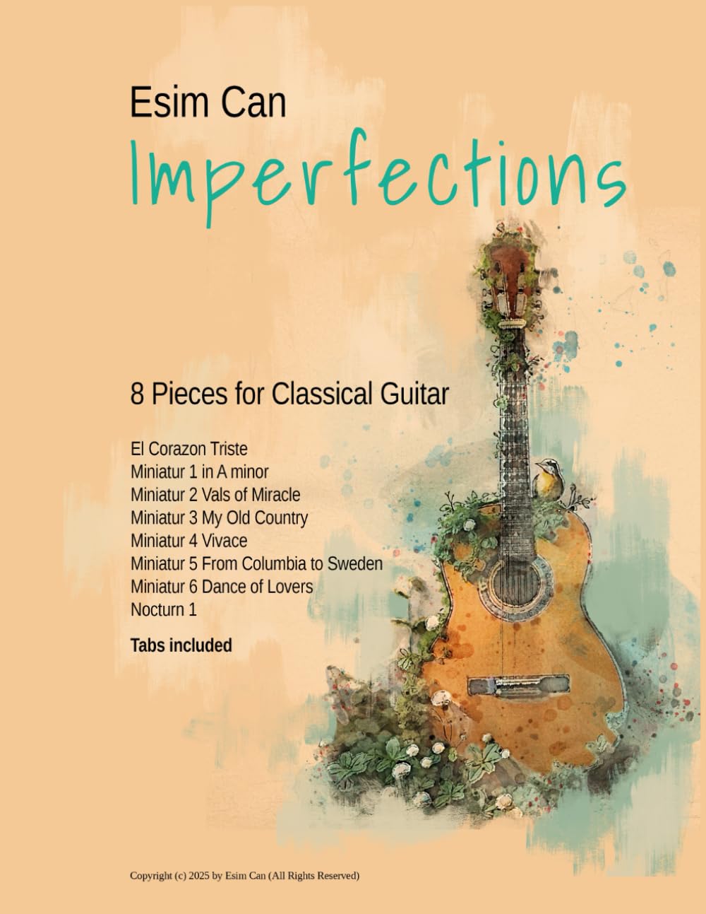 Imperfections 8 Pieces for Classical Guitar pour vos moments de guitare