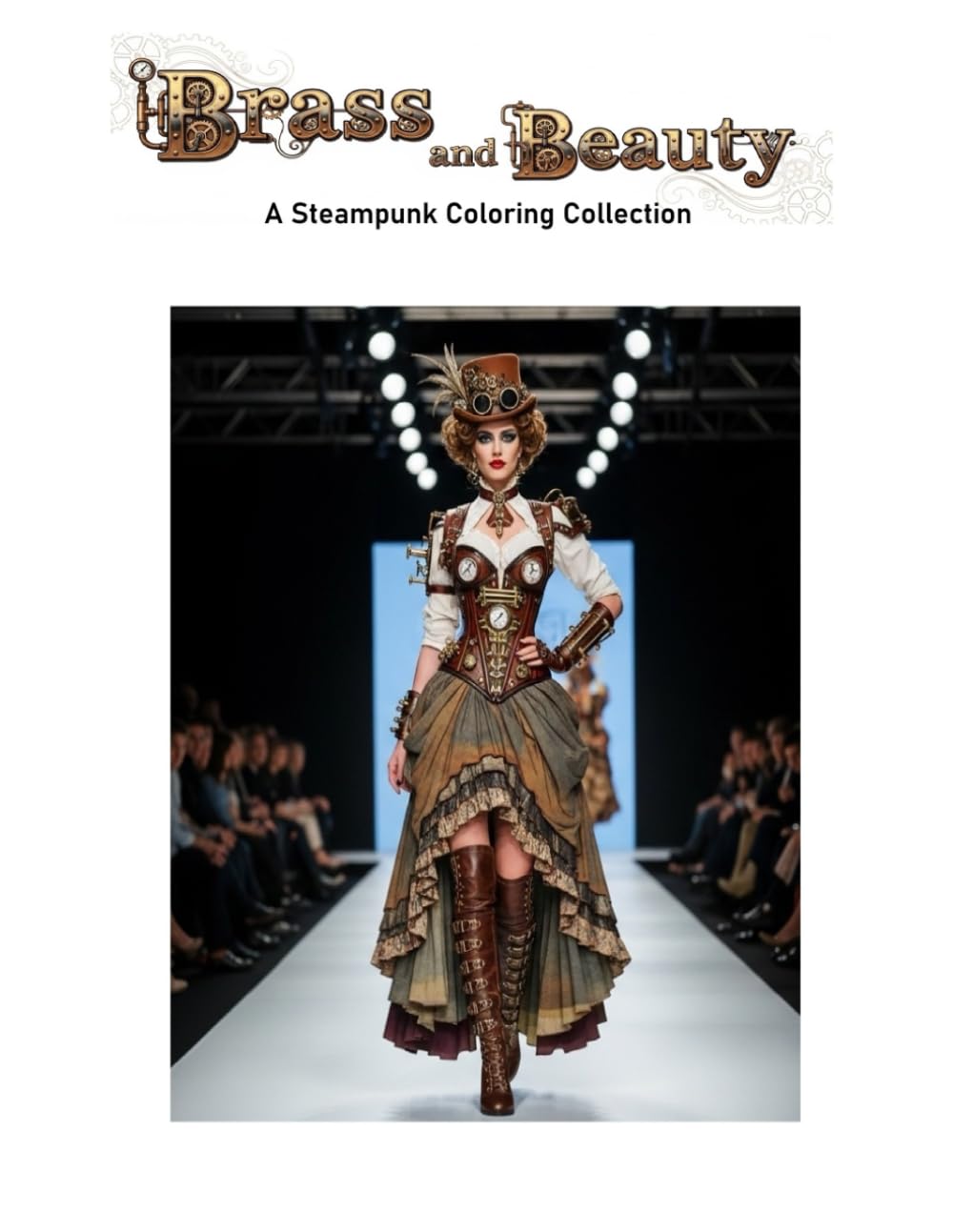 Brass and Beauty: A Steampunk Coloring Collection: Adult Coloring Book (Timeless Beauties)