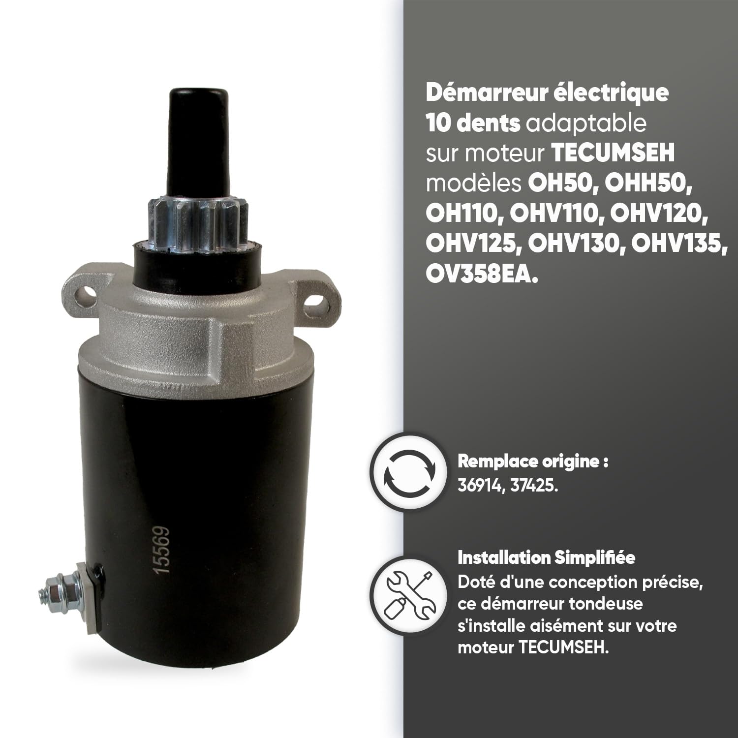 Démarreur électrique - Origine TM - Action karting - Accessoires moteurs